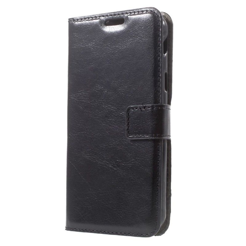 Leren Hoesje voor Samsung Galaxy XCover 4S / 4 Rood Zwart Leereffect