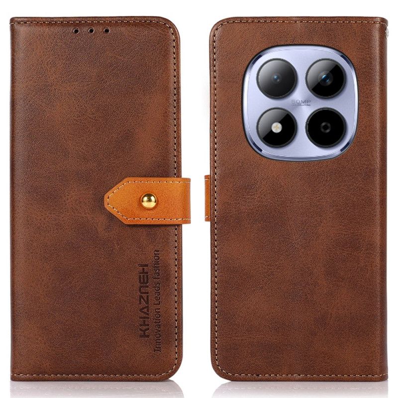 Bescherming Hoesje Xiaomi Redmi Note 15 Pro 5g Khazneh Gouden Sluiting