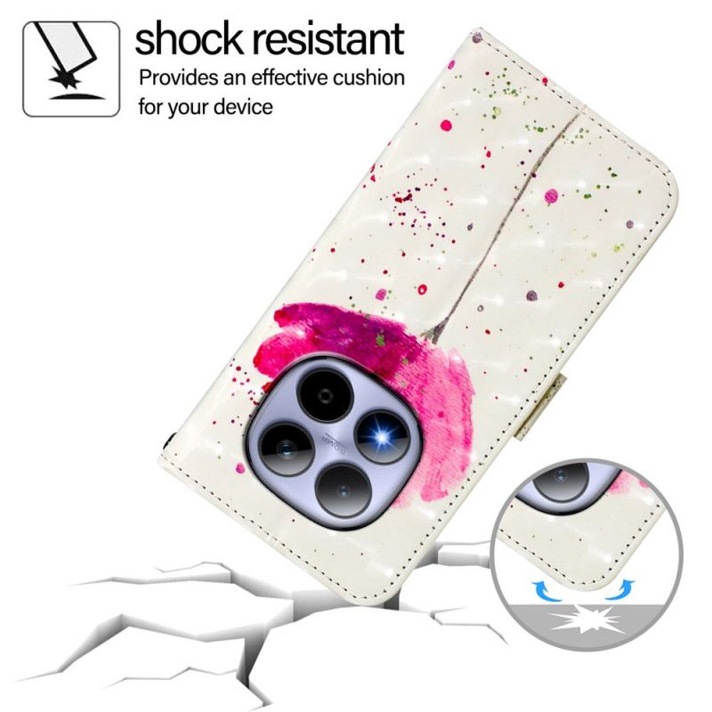 Bescherming Hoesje Xiaomi Redmi Note 15 Pro 5g Klaproos