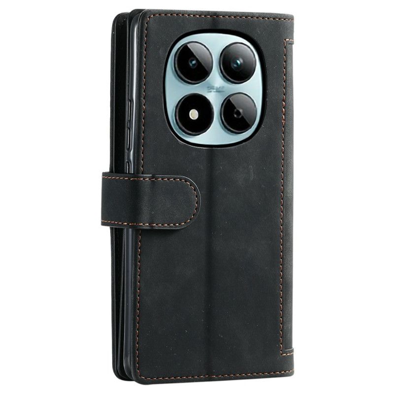 Bescherming Hoesje Xiaomi Redmi Note 15 Pro 5g Portemonnee Met 9 Kaartsleuven