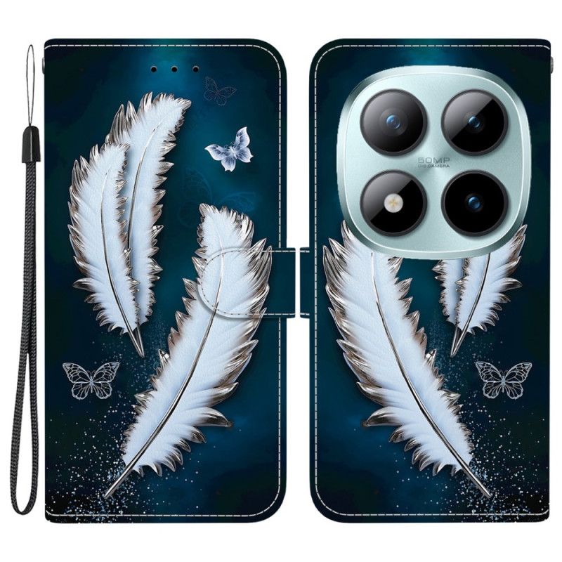 Bescherming Hoesje Xiaomi Redmi Note 15 Pro 5g Witte Veren