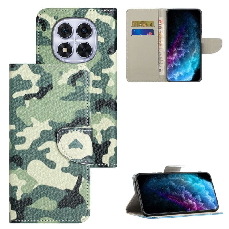 Flip Case Leren Xiaomi Redmi Note 15 Pro 5g Camouflage
