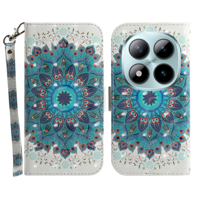 Flip Case Leren Xiaomi Redmi Note 15 Pro 5g Groene Mandala