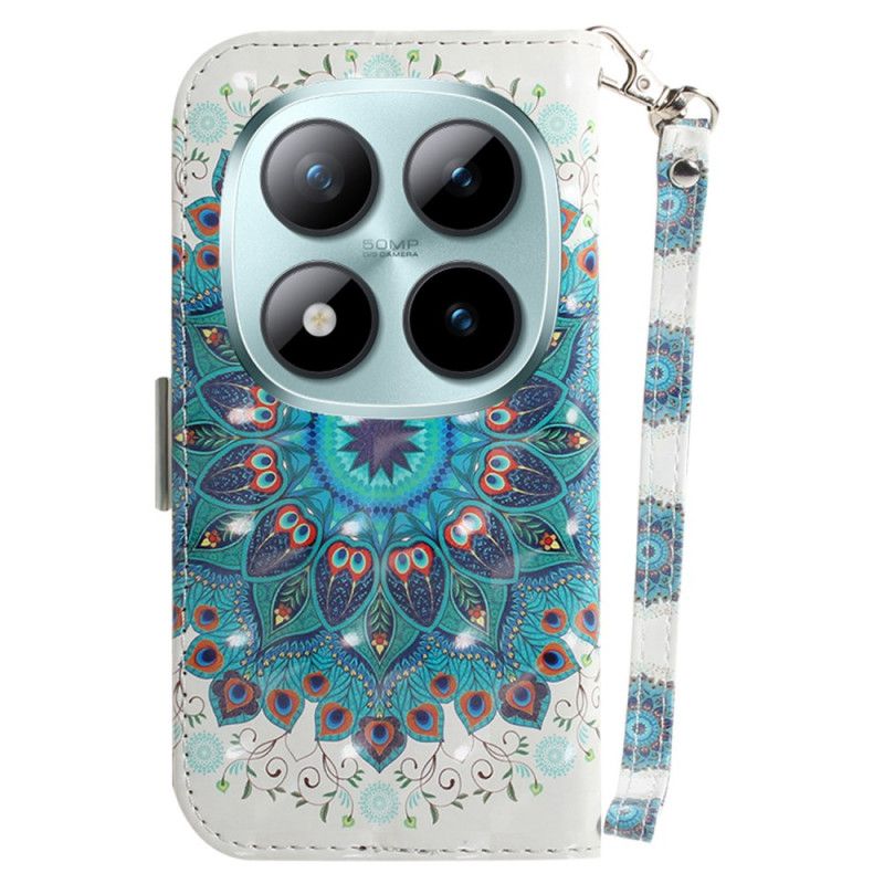 Flip Case Leren Xiaomi Redmi Note 15 Pro 5g Groene Mandala