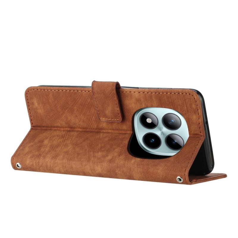 Flip Case Leren Xiaomi Redmi Note 15 Pro 5g Retro Design