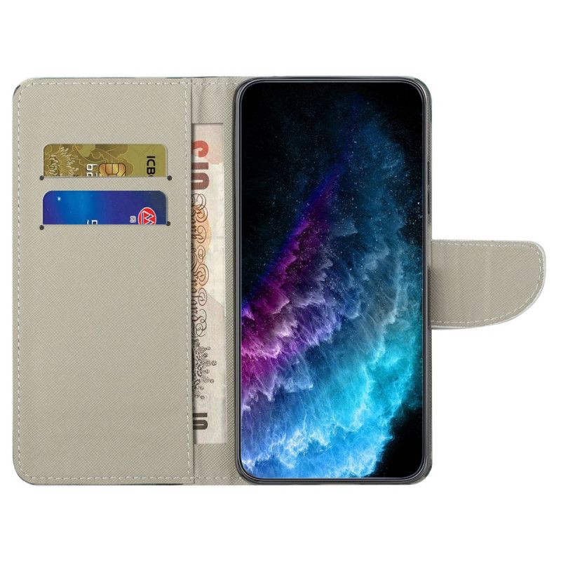 Flip Case Leren Xiaomi Redmi Note 15 Pro 5g Vlinder