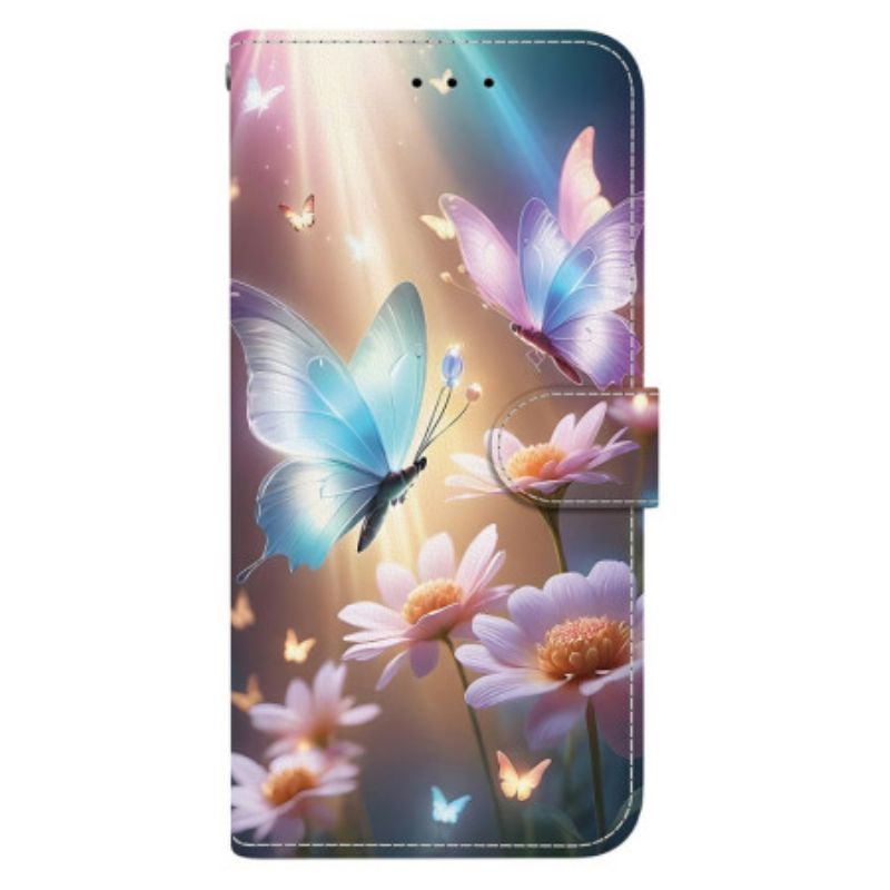 Folio-hoesje Xiaomi Redmi Note 15 Pro 5g Bloemvlinder