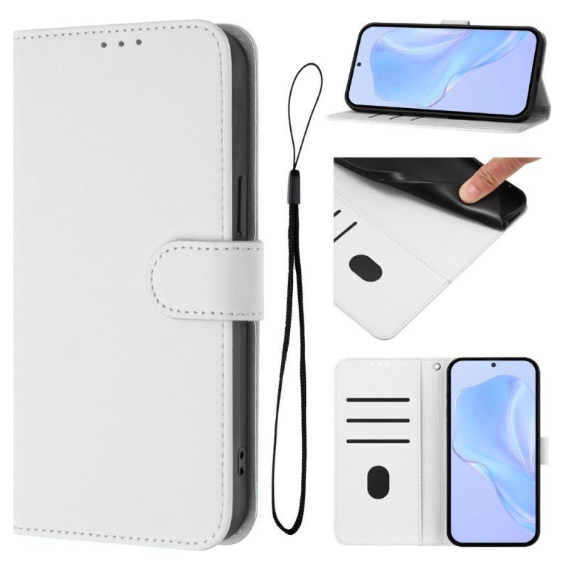 Folio-hoesje Xiaomi Redmi Note 15 Pro 5g Effen Kunstleer