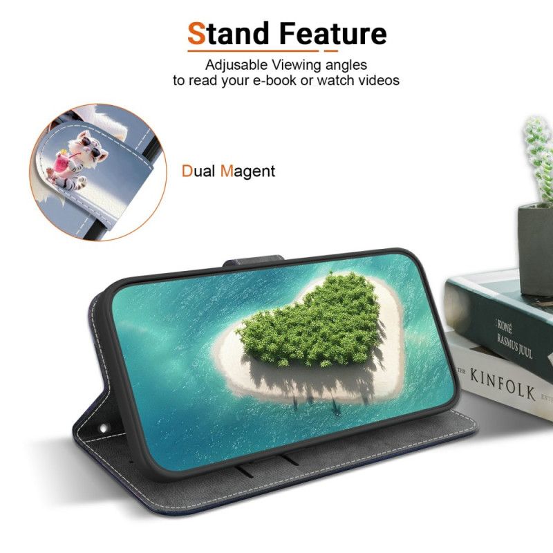 Folio-hoesje Xiaomi Redmi Note 15 Pro 5g Telefoonhoesje Cartoontijger