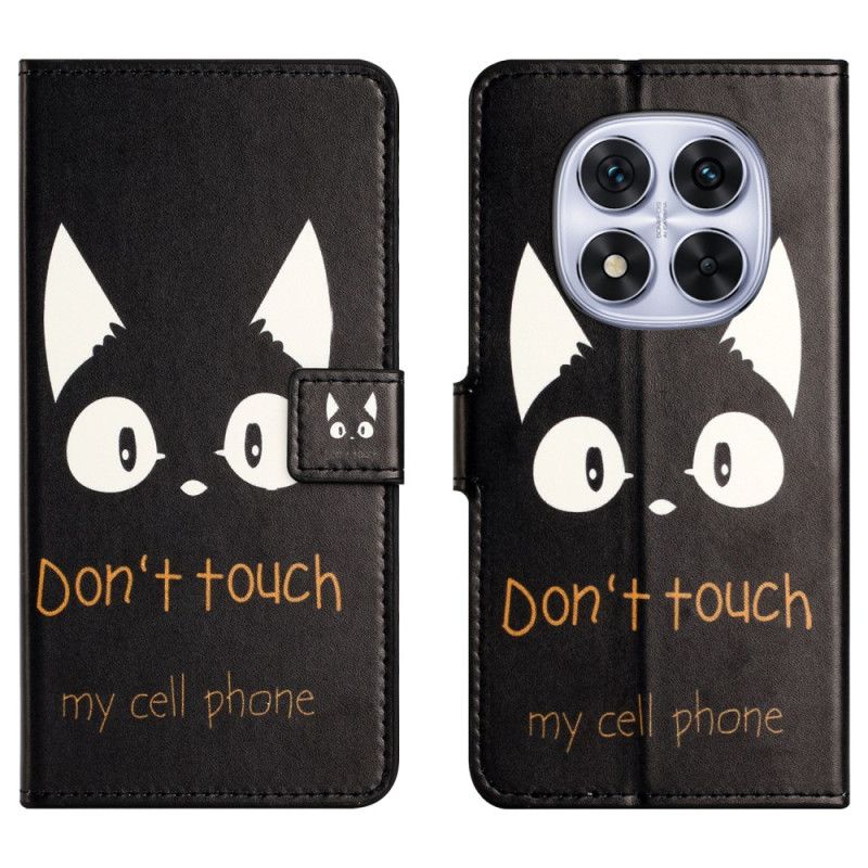 Folio-hoesje Xiaomi Redmi Note 15 Pro 5g Telefoonhoesje Don't Touch My Cell Phone