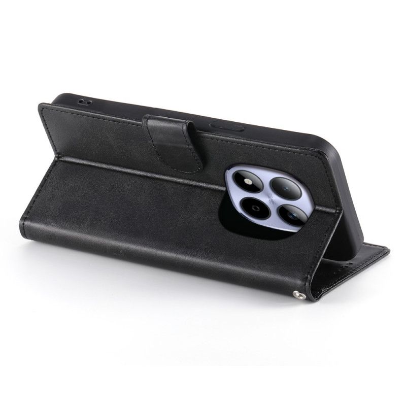 Folio-hoesje Xiaomi Redmi Note 15 Pro 5g Telefoonhoesje Leerstructuur