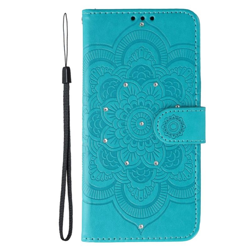 Folio-hoesje Xiaomi Redmi Note 15 Pro 5g Telefoonhoesje Mandala En Strass-steentjes