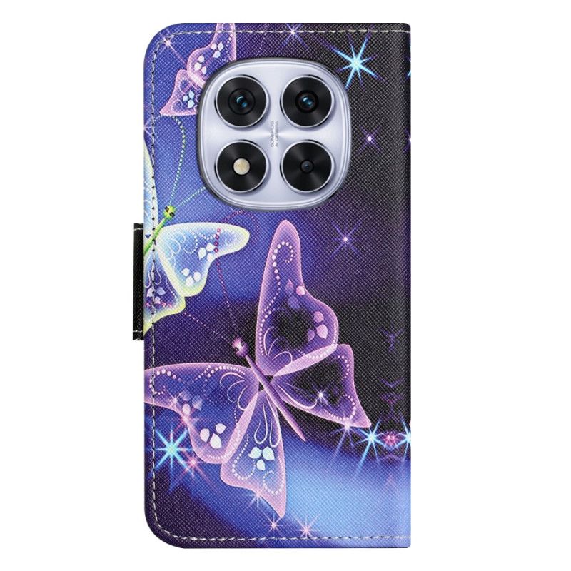 Folio-hoesje Xiaomi Redmi Note 15 Pro 5g Telefoonhoesje Sprankelende Vlinders