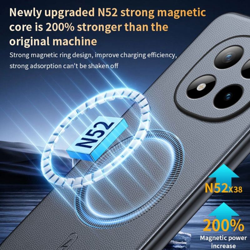 Hoesje Voor Xiaomi Redmi Note 15 Pro 5g Magnetische Premium Lederen Afwerking