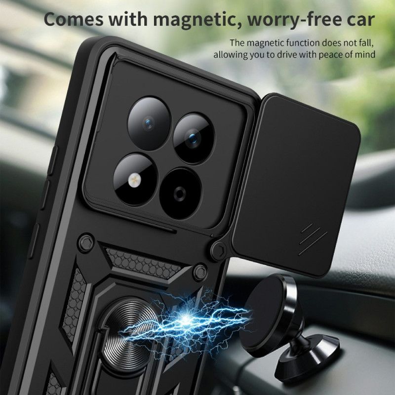 Hoesje Xiaomi Redmi Note 15 Pro 5g Schuifbare Cameracover En Standaard