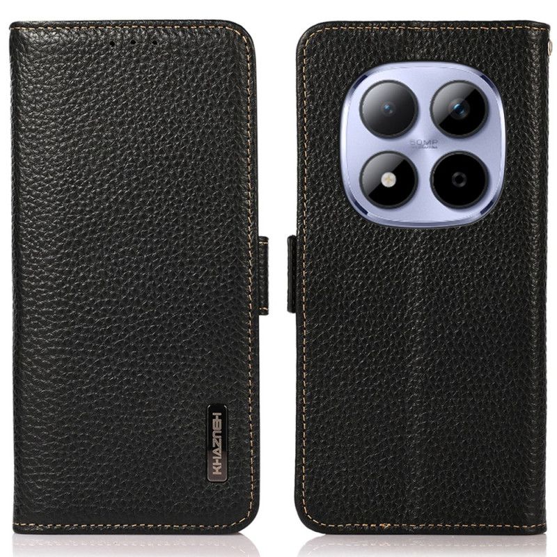 Leren Hoesje Voor Xiaomi Redmi Note 15 Pro 5g Echt Khazneh Leer