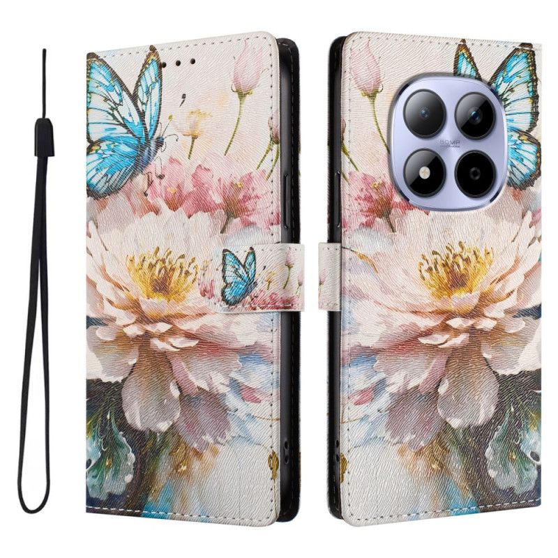 Leren Hoesje Voor Xiaomi Redmi Note 15 Pro 5g Patroon