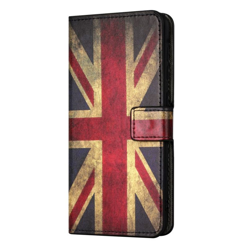 Leren Hoesje Voor Xiaomi Redmi Note 15 Pro 5g Union Jack