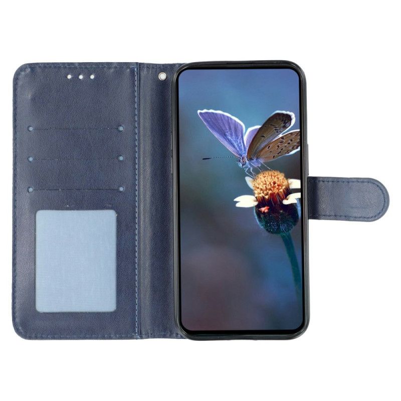 Leren Hoesje Xiaomi Redmi Note 15 Pro 5g Bloemenkantpatroon