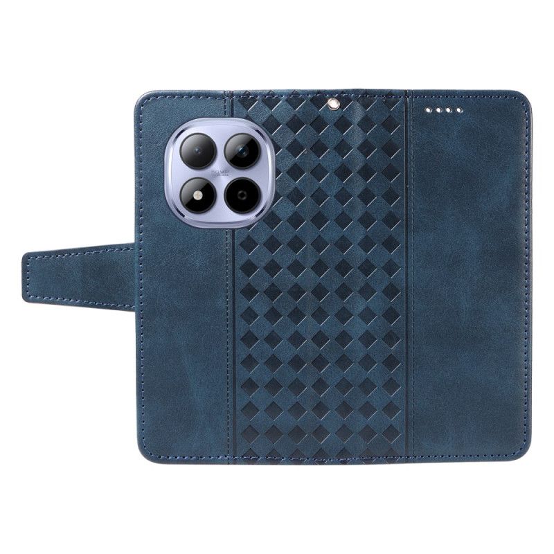 Leren Hoesje Xiaomi Redmi Note 15 Pro 5g Diamanten Rand Bescherming Hoesje