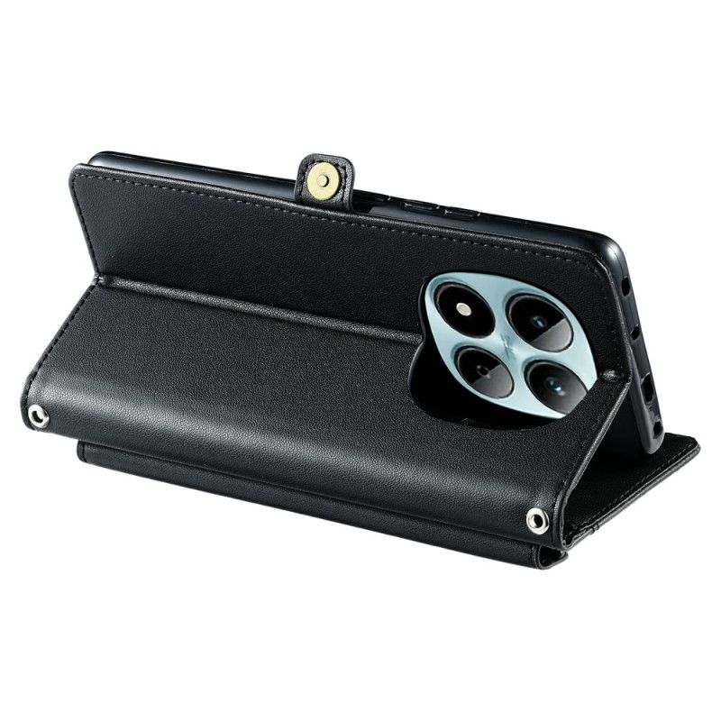 Leren Hoesje Xiaomi Redmi Note 15 Pro 5g Etui Bescherming Hoesje