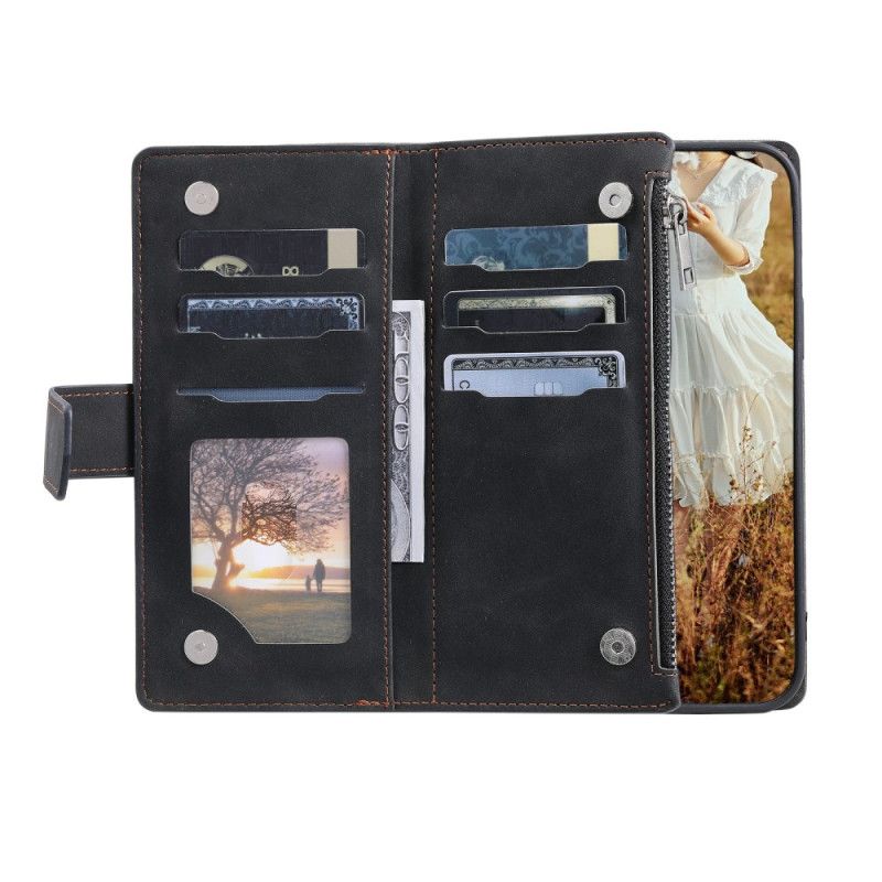 Leren Hoesje Xiaomi Redmi Note 15 Pro 5g Gewatteerd Retro Design Bescherming Hoesje