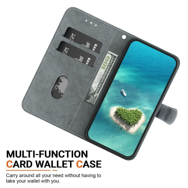 Leren Hoesje Xiaomi Redmi Note 15 Pro 5g Lotuspatroon Bescherming Hoesje