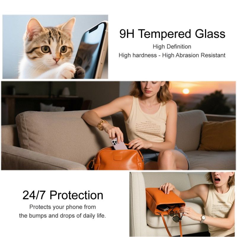 Volledig Dekkende Screenprotector Van Gehard Glas Voor Xiaomi Redmi Note 15 Pro 5g (compatibel Met Vingerafdrukontgrendeling)