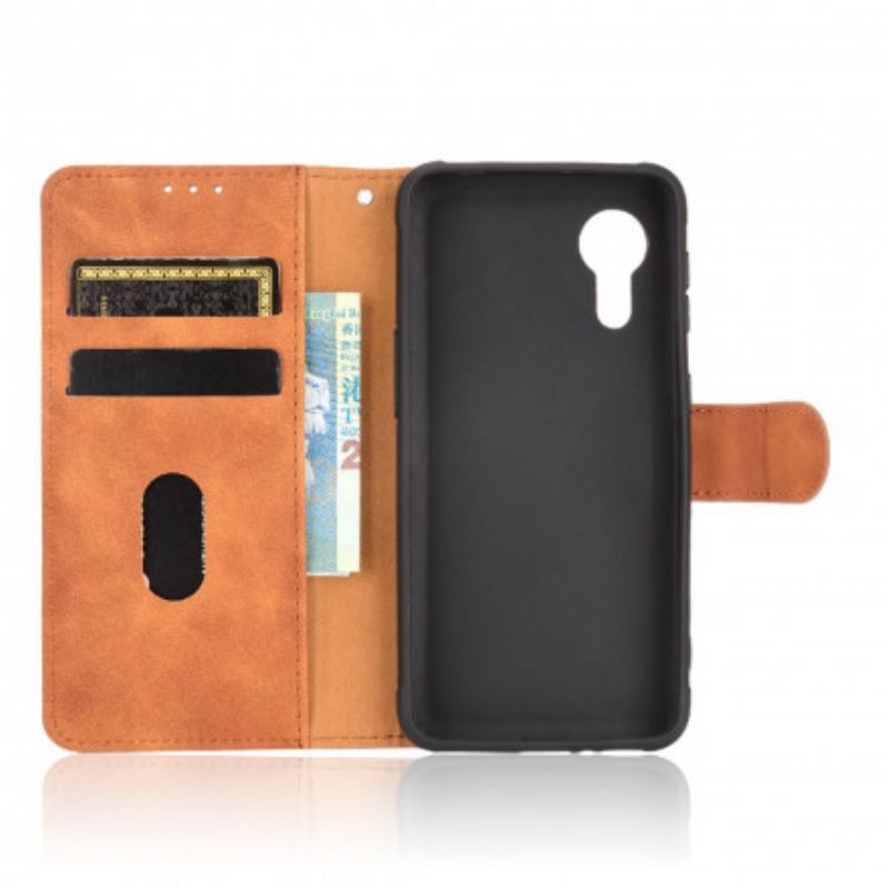 Folio-hoesje Samsung Galaxy Xcover 5 Telefoonhoesje Huid-aanraking