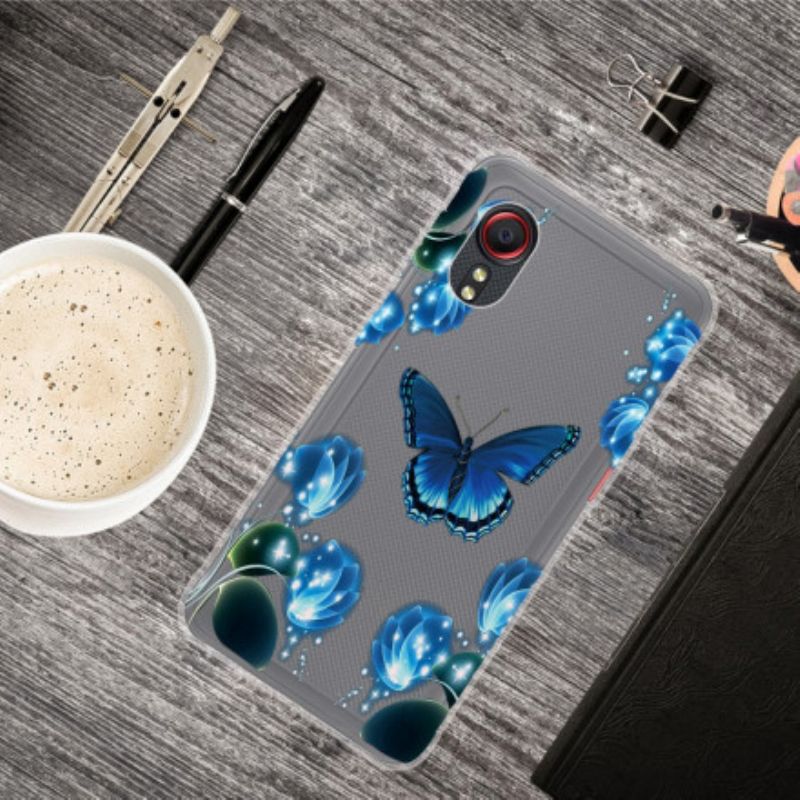 Hoesje Voor Samsung Galaxy Xcover 5 Luxe Vlinder