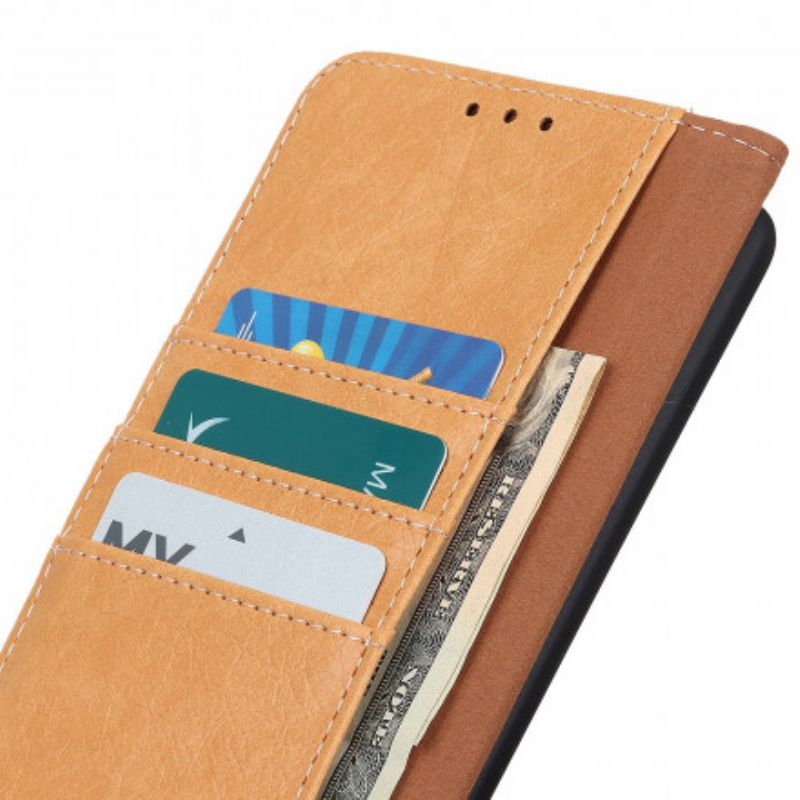 Leren Hoesje Samsung Galaxy Xcover 5 Kunstleer Neushoorn Stijl Bescherming Hoesje