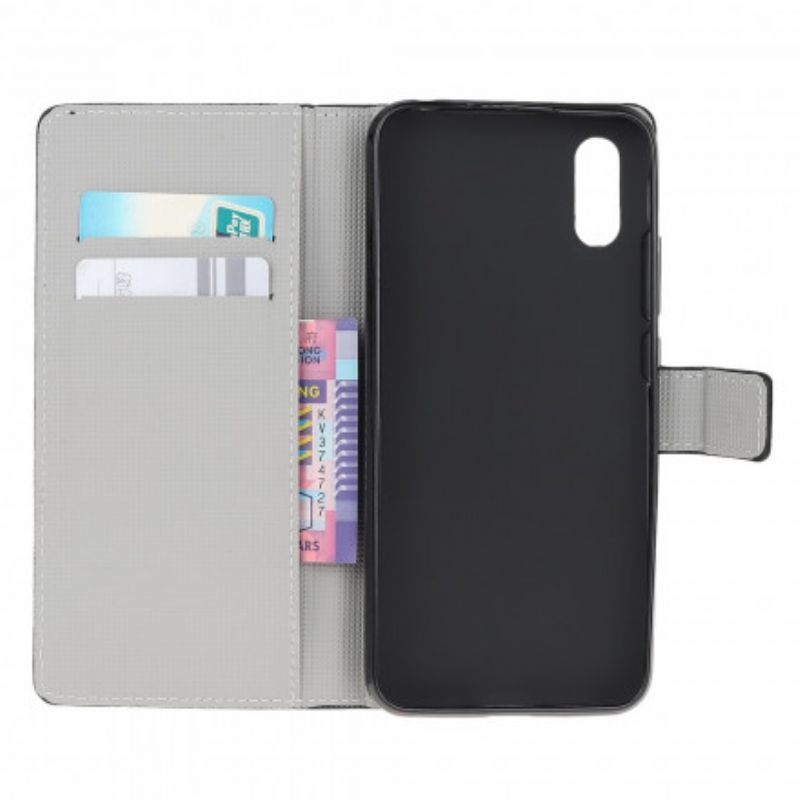 Leren Hoesje Samsung Galaxy Xcover 5 Slapende Uil Bescherming Hoesje