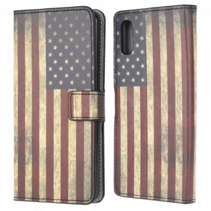 Leren Hoesje Voor Samsung Galaxy Xcover 5 Vs Vlag