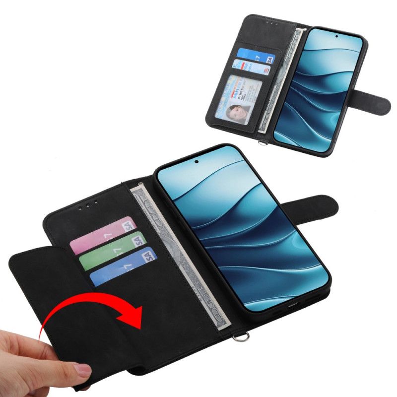 Bescherming Hoesje Xiaomi Redmi Note 14 4g Bloemenpatroon En Bandjes