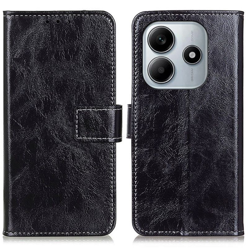 Flip Case Leren Xiaomi Redmi Note 14 4g Glanzend