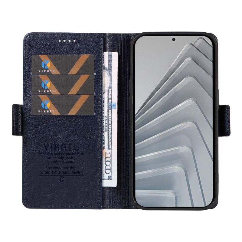 Folio-hoesje Xiaomi Redmi Note 14 4g Lychee Textuur Ykatu