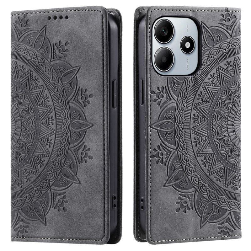 Folio-hoesje Xiaomi Redmi Note 14 4g Mandala Suède-effect