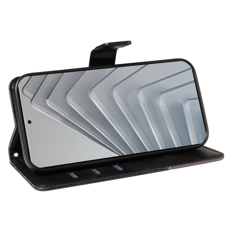 Folio-hoesje Xiaomi Redmi Note 14 4g Telefoonhoesje Geometrisch Ontwerp