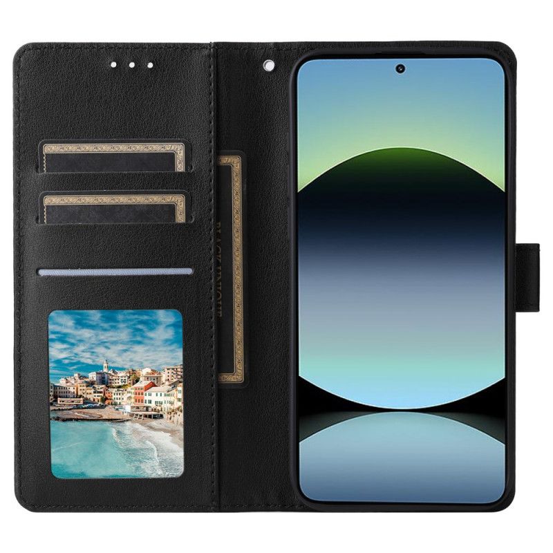 Folio-hoesje Xiaomi Redmi Note 14 4g Telefoonhoesje Kunstleer