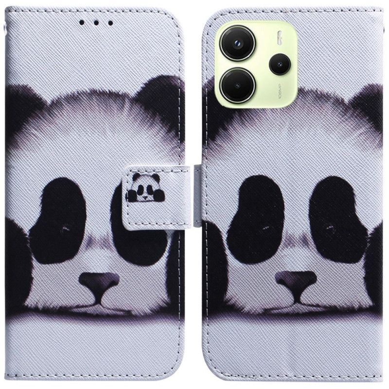 Folio-hoesje Xiaomi Redmi Note 14 4g Telefoonhoesje Panda