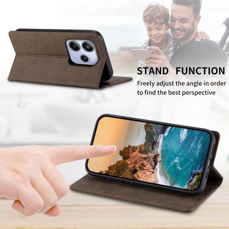 Folio-hoesje Xiaomi Redmi Note 14 4g Vintage Rfid-blokkering