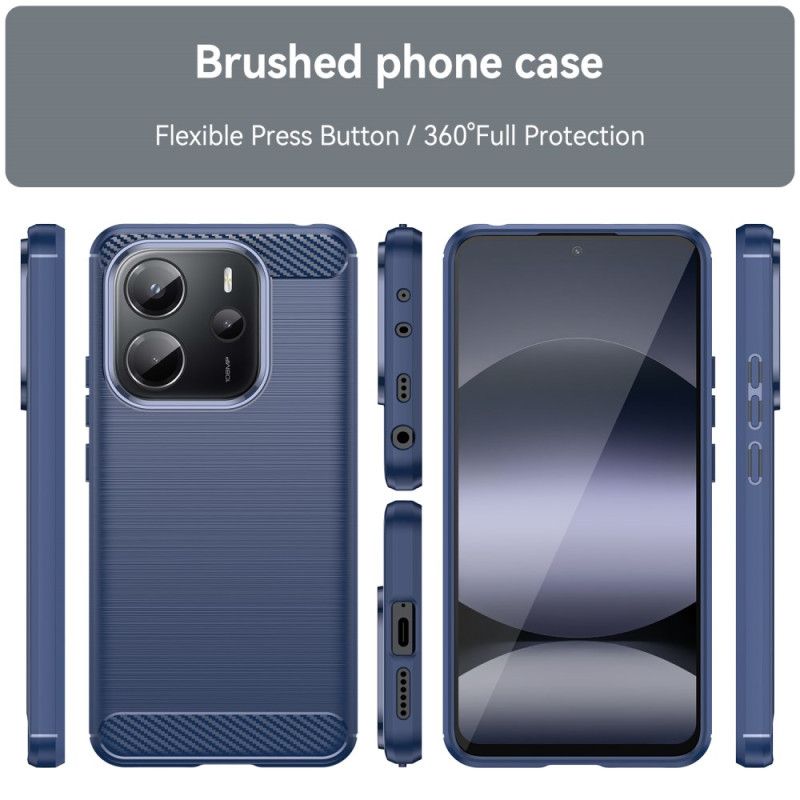 Hoesje Xiaomi Redmi Note 14 4g Geborsteld Koolstofvezel