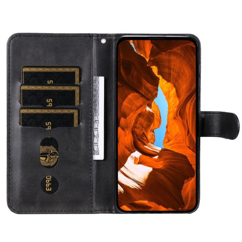 Leren Hoesje Voor Xiaomi Redmi Note 14 4g Portemonnee Met Rits