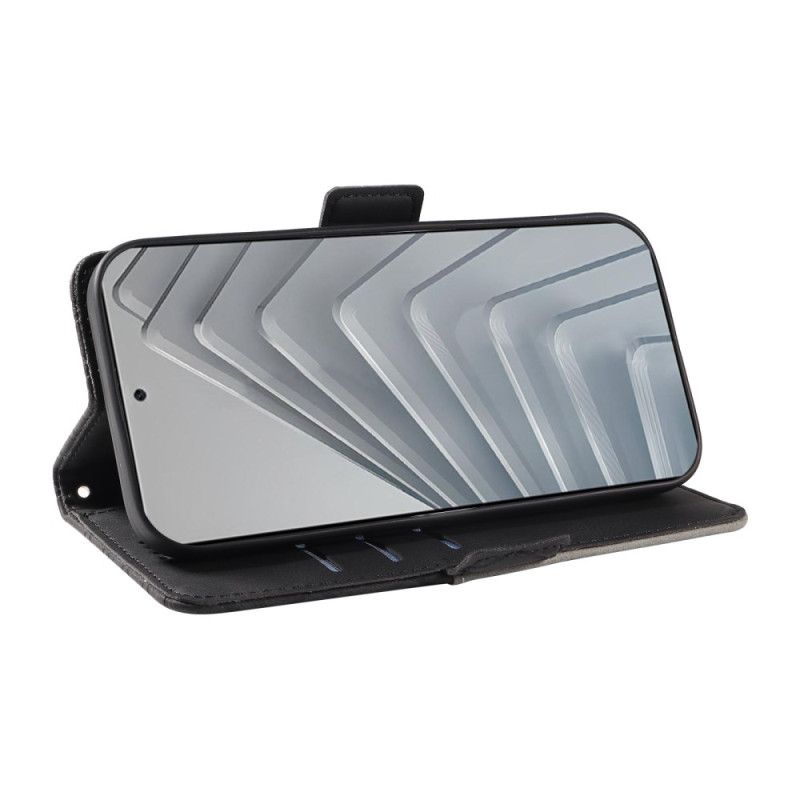 Leren Hoesje Xiaomi Redmi Note 14 4g Diamantpatroon