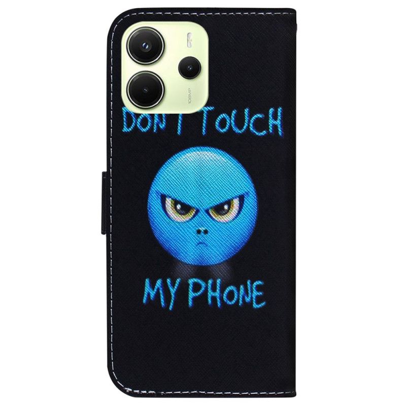 Leren Hoesje Xiaomi Redmi Note 14 4g Emoji-telefoon