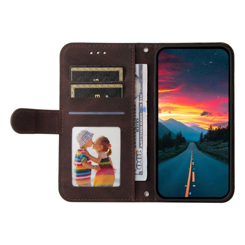 Leren Hoesje Xiaomi Redmi Note 14 4g Retro-effect