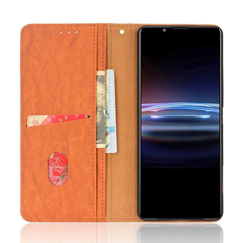 Folio-hoesje Sony Xperia Pro-i Kunstleer Bicolor Schuine