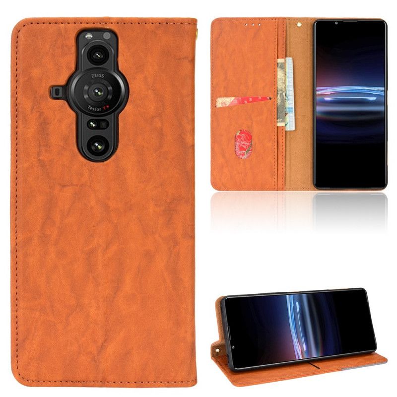 Folio-hoesje Sony Xperia Pro-i Kunstleer Bicolor Schuine