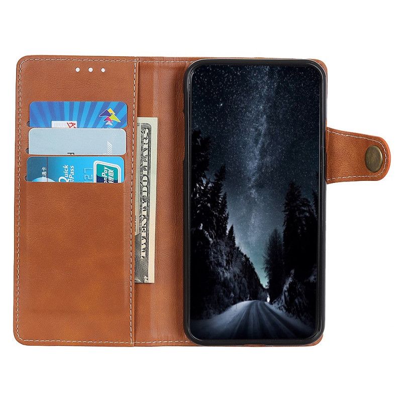 Folio-hoesje Sony Xperia Pro-i Telefoonhoesje Artistieke Naaiknop