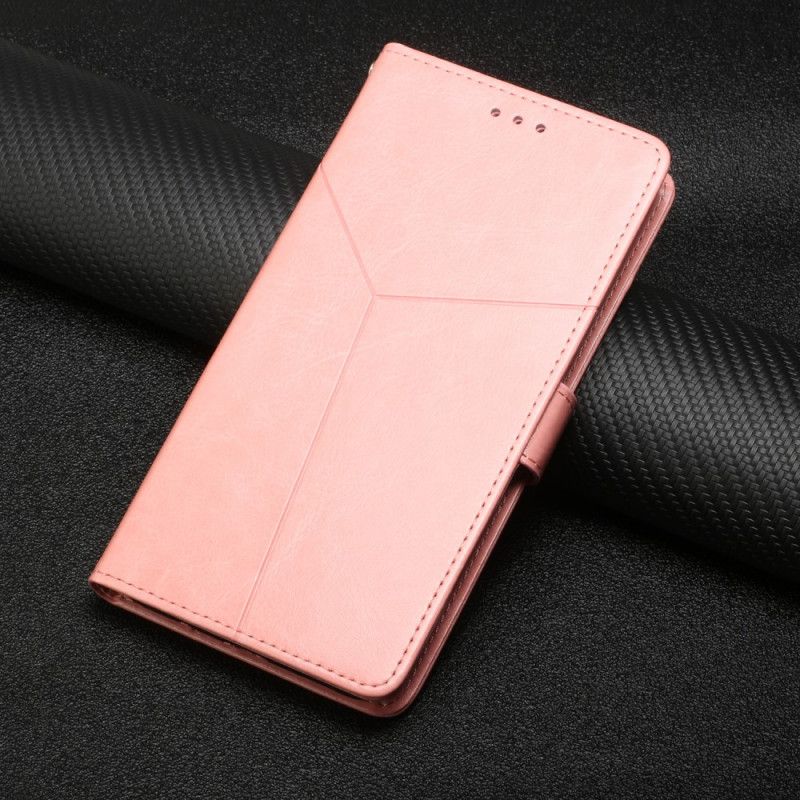 Leren Hoesje Sony Xperia Pro-i Stijl Leer Geo Y-ontwerp Bescherming Hoesje